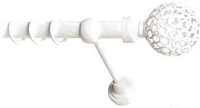 

Карниз Lm Decor Ажур 095 1р гладкий 25мм 1.6м белый глянец, Ажур 095 1р гладкий 25мм 1.6м