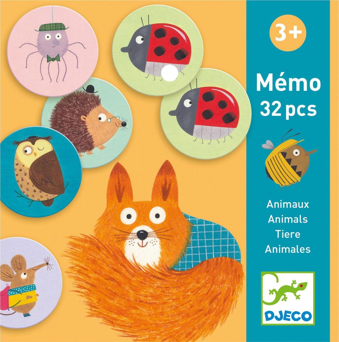 

Развивающая игра Djeco Мемо Животные [08116], Мемо Животные