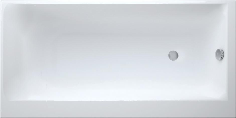 

Ванна акриловая Cersanit Smart 170x80 L / P-WP-SMARTx170-LNL (без ножек), Smart 170x80 L без ножек