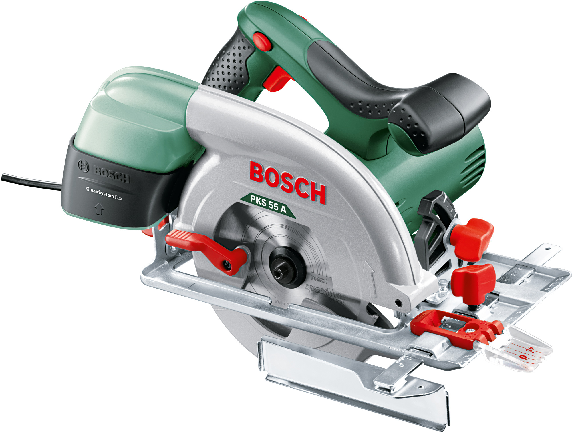 

Дисковая пила Bosch PKS 55 A [0603501020], Электропила Bosch PKS 55 A 0.603.501.020