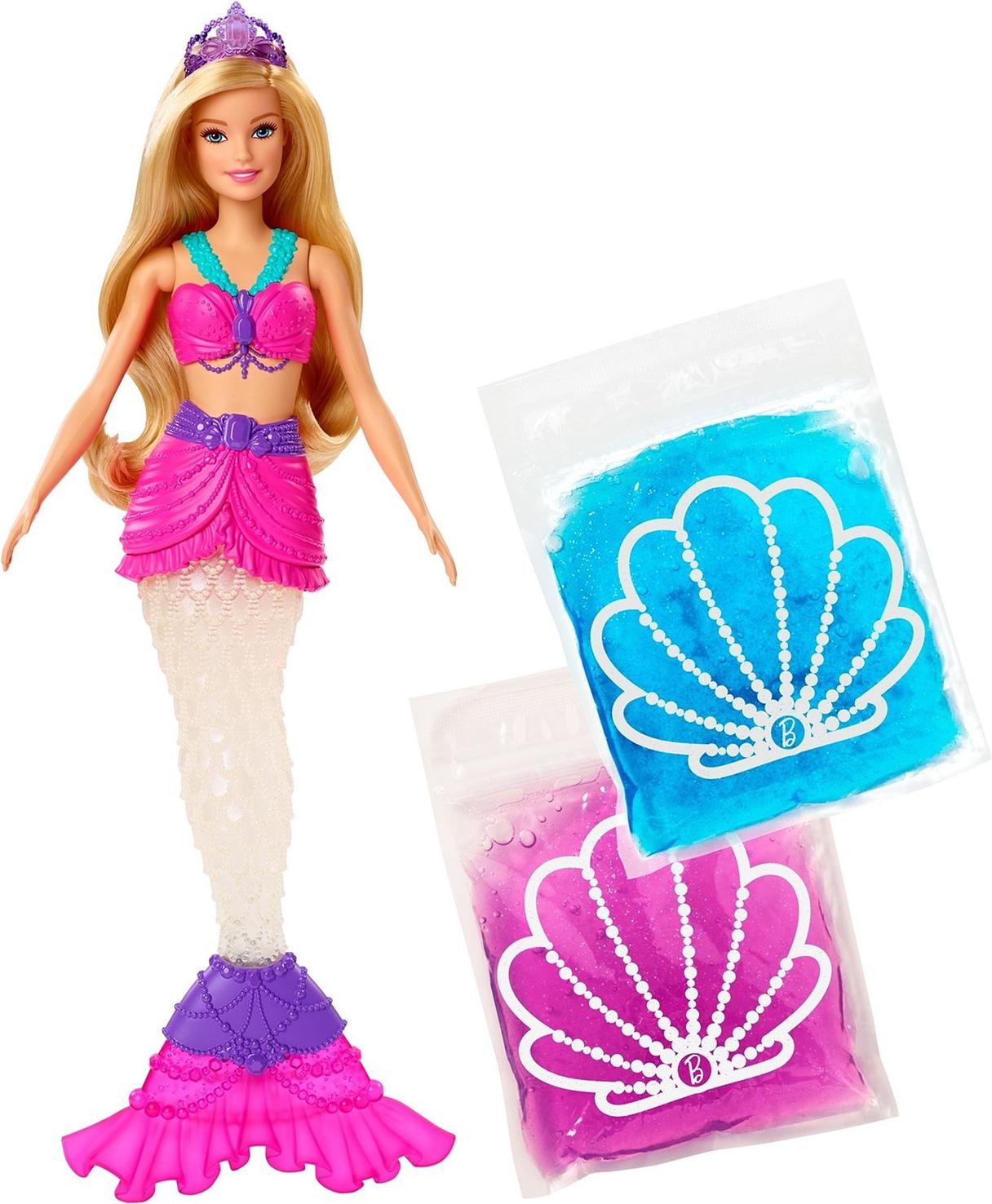 

Игрушка Barbie Русалочка со слаймом [GKT75], Русалочка со слаймом