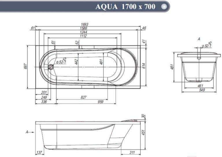 

Ванна Ventospa Aqua 170x70 с каркасом и экраном, Aqua 170x70 с каркасом и экраном