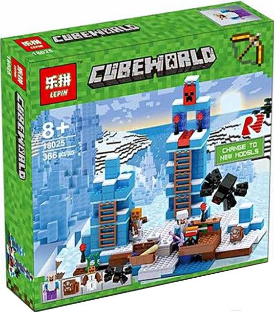 

Конструктор Lepin Minecraft Ледяные шипы [18025], Minecraft Ледяные шипы