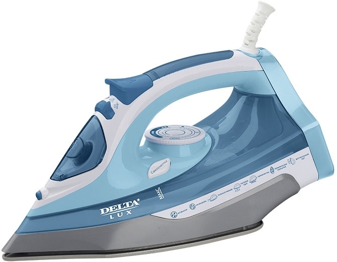 

Утюг Delta Lux DL-712 белый/голубой, Утюг Delta Lux DL-712 (белый/синий)