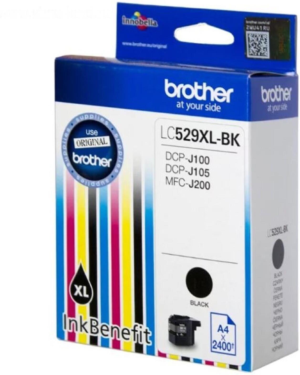 

Картридж для принтера Brother LC529XLBK, Картридж Brother LC529XLBK черный