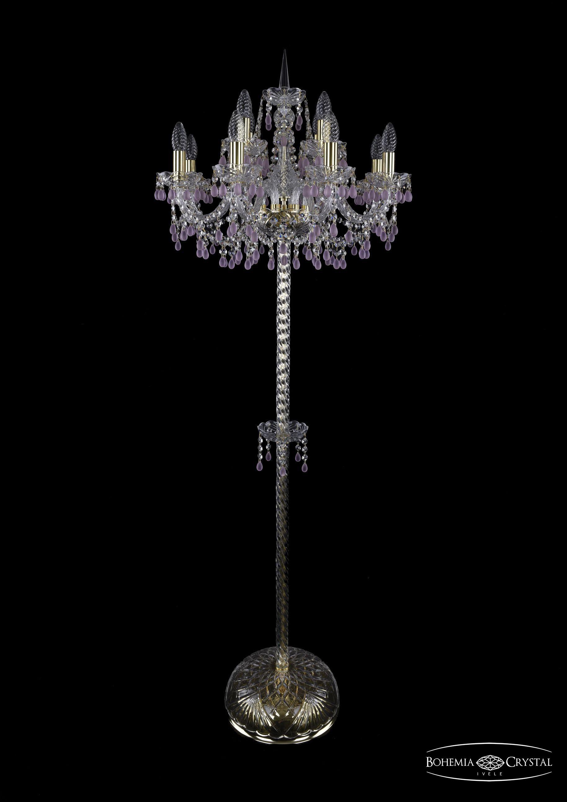 

Подвесная люстра Bohemia Ivele Crystal 1410T2/8+4/195-165/G/V7010, Торшер Bohemia Ivele Crystal 1410T2/8+4/195-165/G/V7010