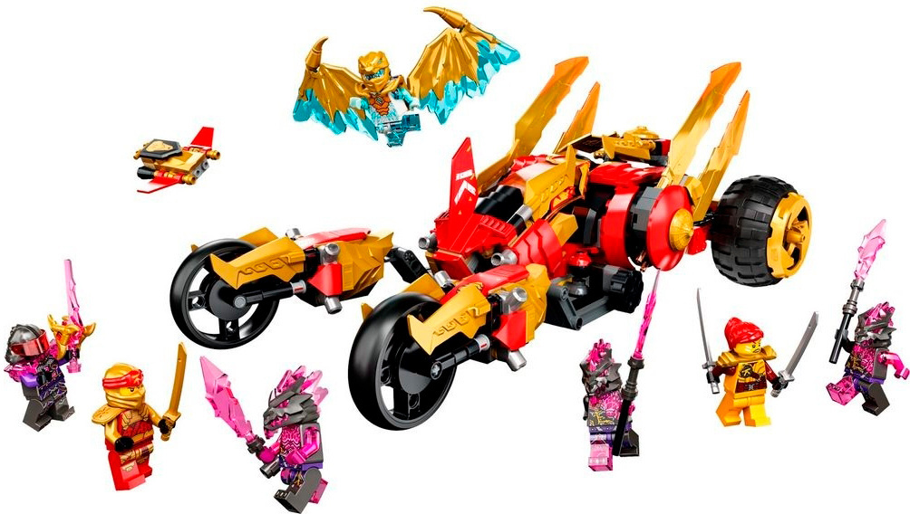 

Конструктор Lego Ninjago Kais Golden Dragon Raider пластик (71773)