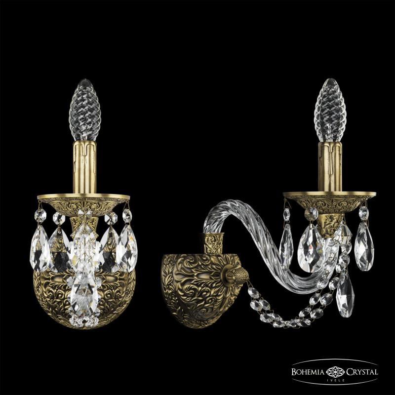 

Бра Bohemia Ivele Crystal хрустальная [16102B/1/165 FP], хрустальная