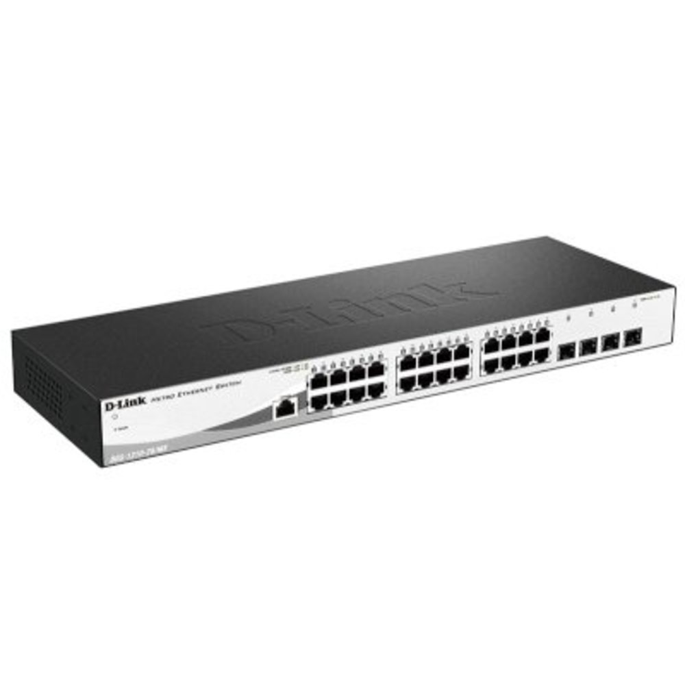 

Коммутатор D-Link Gigabit Smart Switch with 24 10/100/1000Base-T ports and 4 Gigabit MiniGBIC (SFP) ports OK [DGS-1210-28/F1B], DGS-1210-28/F1B