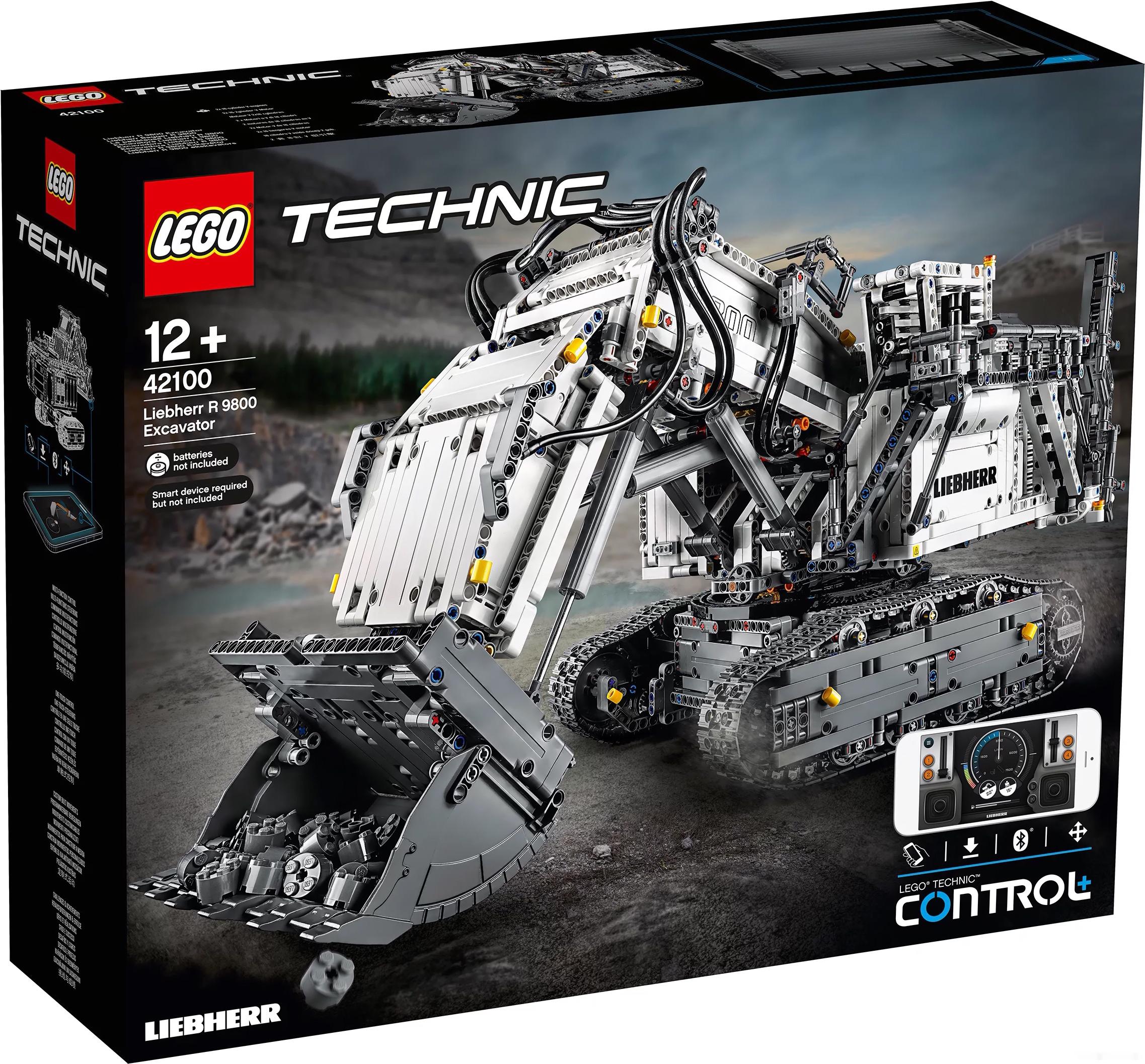 

Конструктор LEGO Technic Экскаватор Liebherr R 9800 [42100], Technic Экскаватор Liebherr R 9800