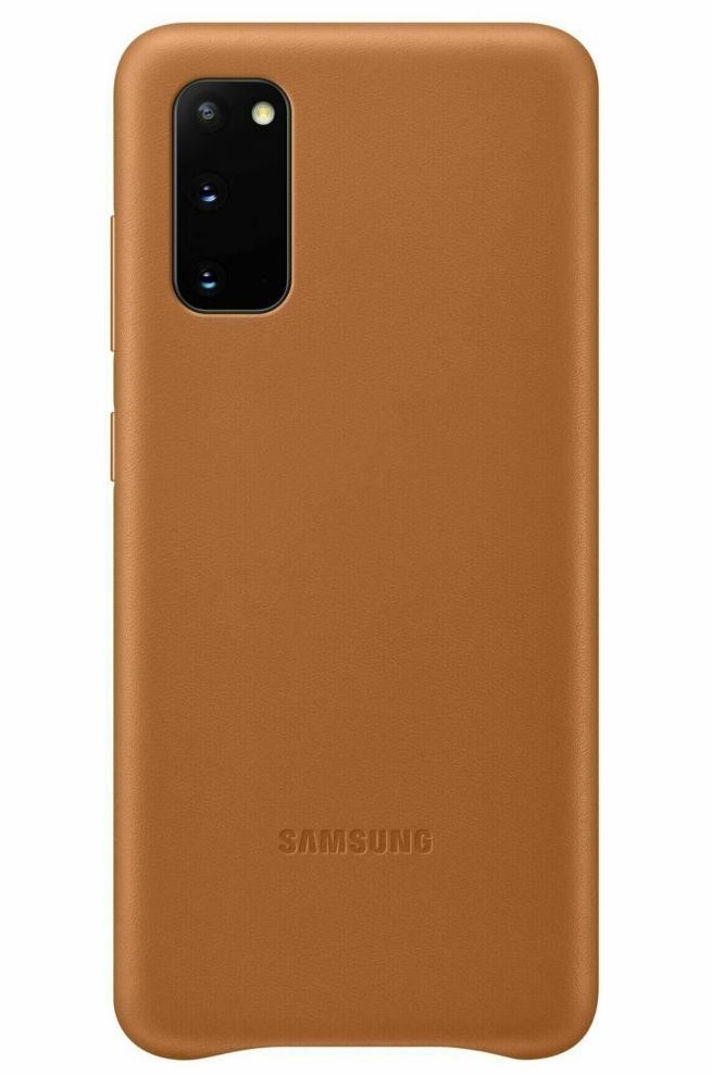 

Чехол для телефона Samsung Leather Cover для S20 Brown, Leather Cover для S20