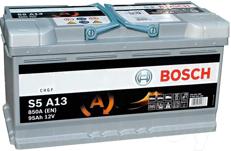 

Автомобильный аккумулятор Bosch AGM S5 95 R [0092S5A130], AGM S5 95 R