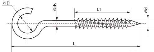 

Шуруп ЕКТ CV013446 (600шт)