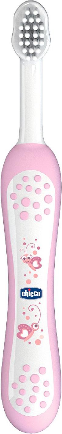 

Зубная щетка детская Chicco с эргономичной ручкой 320617014 [00006958100000], Зубная щетка детская Chicco с эргономичной ручкой 320617014 00006958100000