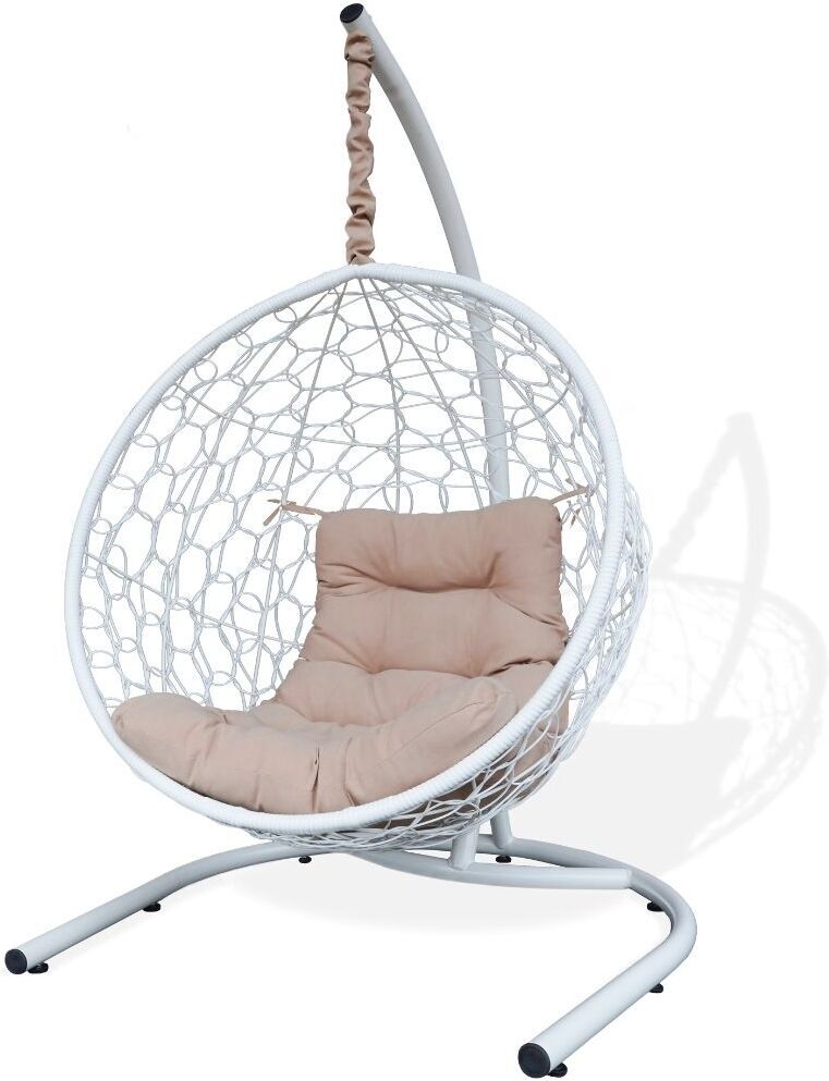 

Кресло-кокон подвесное Уралспецмаш Либра с подушкой белый