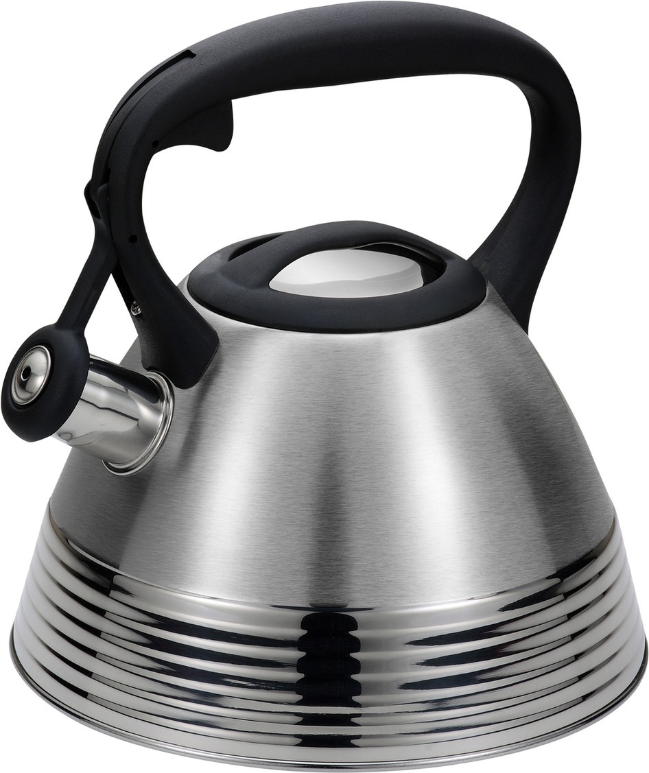 

Чайник Marta MT-3048 черный гранит, Чайник со свистком Marta MT-3048
