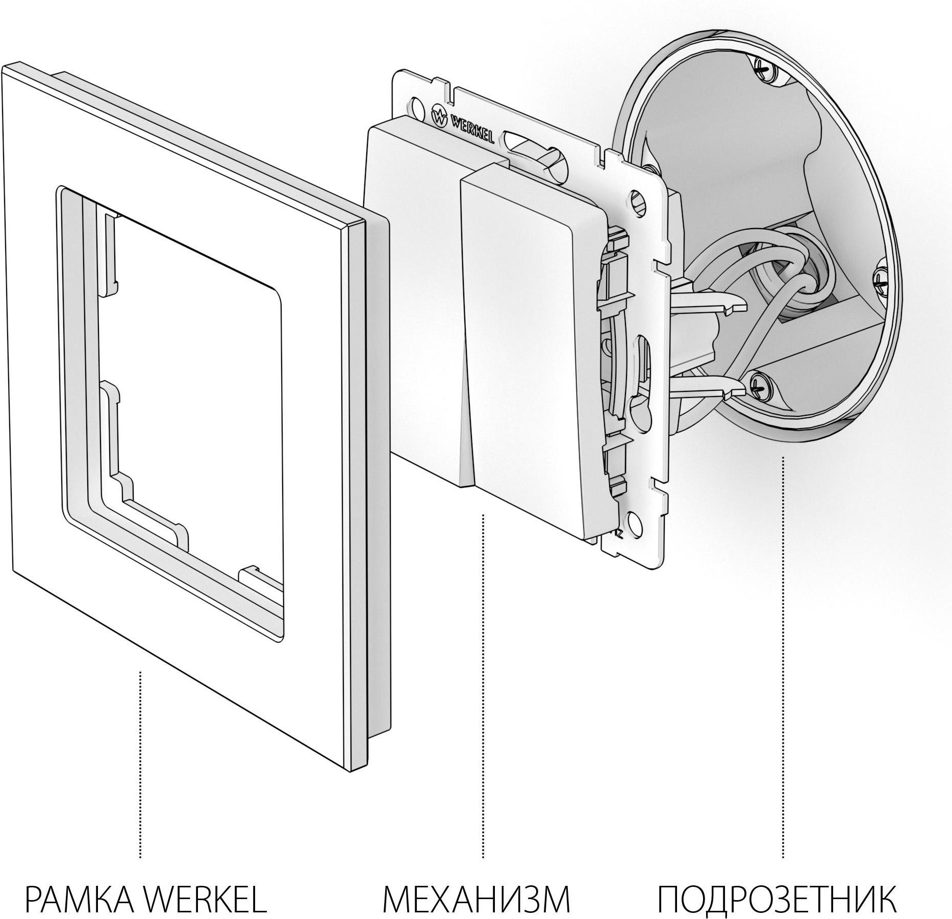

Выключатель Werkel W1122007, W1122007
