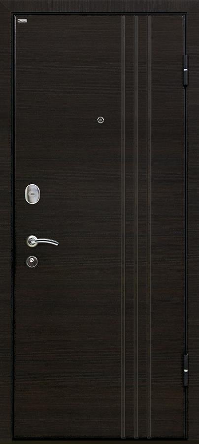 

Дверь входная МеталЮр М15 86x205, левая эковенге/капучино кроскут, М15 86x205, левая