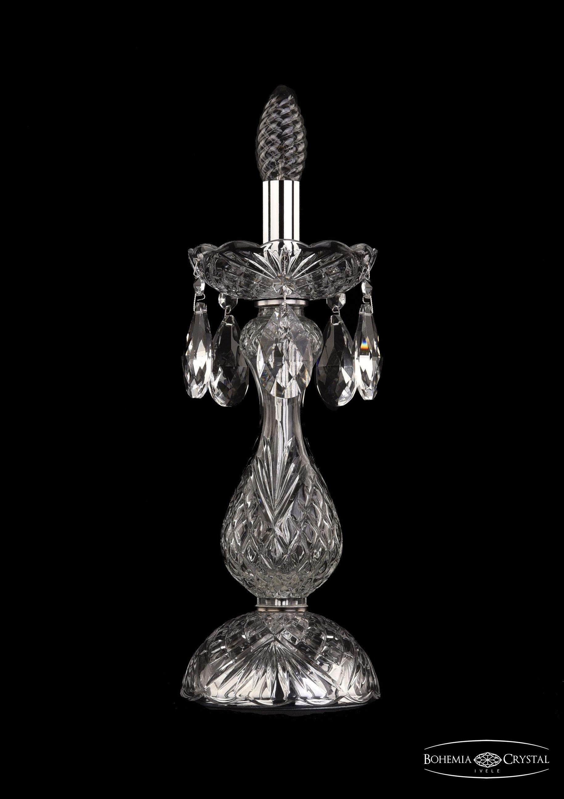 

Подвесная люстра Bohemia Ivele Crystal 1400L/1-35/Ni, Настольная лампа Bohemia Ivele Crystal 1400L/1-35/Ni