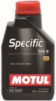 

Моторное масло Motul Specific 948B 5W20 1л, Specific 948B 5W20 1л