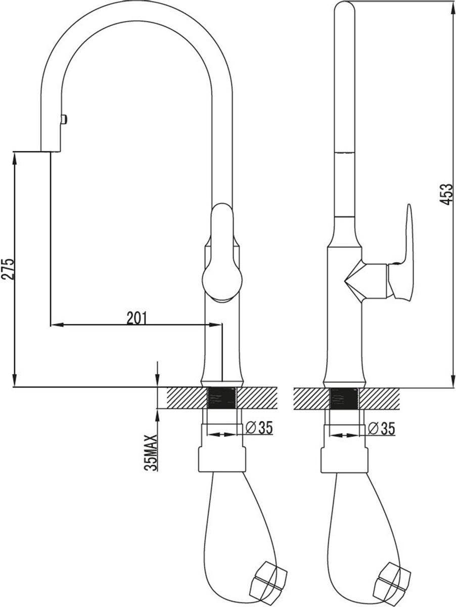 

Смеситель Ravak KM 017.00 [X070078], KM 017.00