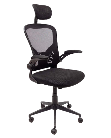 

Офисное кресло AksHome Bruno ткань/сетка черный