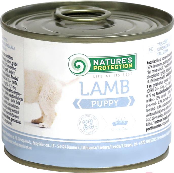 

Корм для собак Nature's Protection Puppy Lamb с ягненком 200 г, Puppy Lamb с ягненком 200 г
