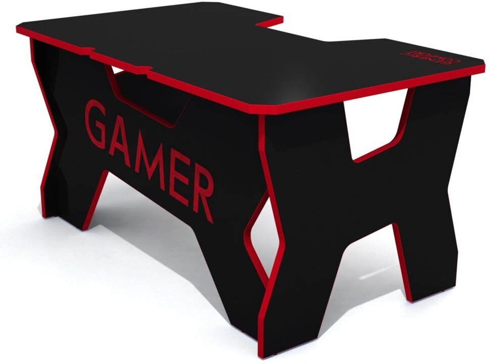 

Стол игровой Generic Comfort черный/красный (GAMER2/DS/NR), Стол игровой Generic Comfort GAMER2/DS/NR черный/красный