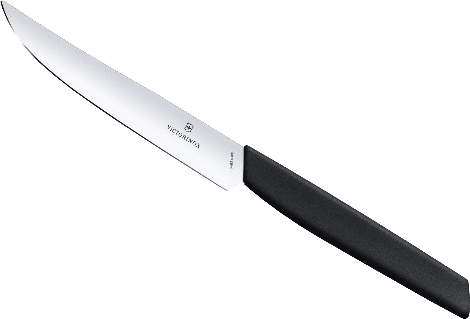 

Кухонный нож Victorinox Swiss Modern столовый для стейка 120мм черный [6.9003.12], Кухонный нож Victorinox Swiss Modern 6.9003.12