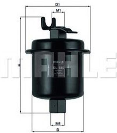 

Фильтр топливный Knecht/Mahle KL185, KL185