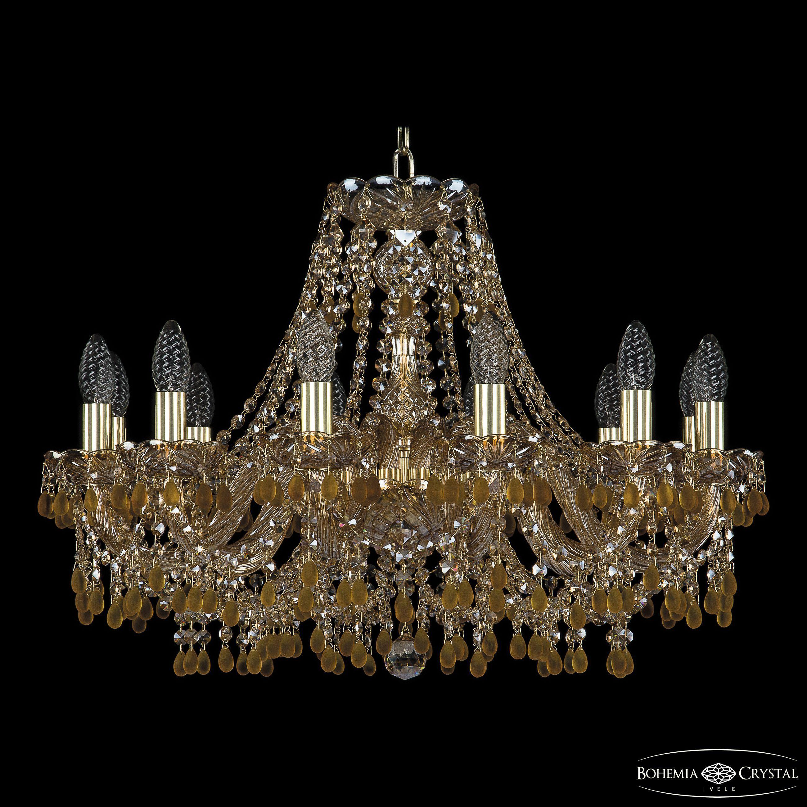 

Подвесная люстра Bohemia Ivele Crystal 1410/12/240 G V1003 M721