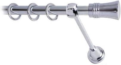 

Карниз Lm Decor Гиро 071 1р гладкий 25мм 3м хром, Гиро 071 1р гладкий 25мм 3.0м
