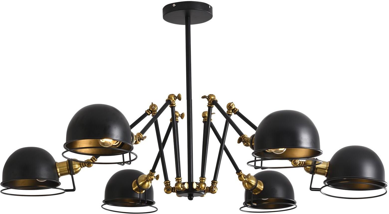 

Люстра на штанге Lumina Deco LDP D015-6 BK