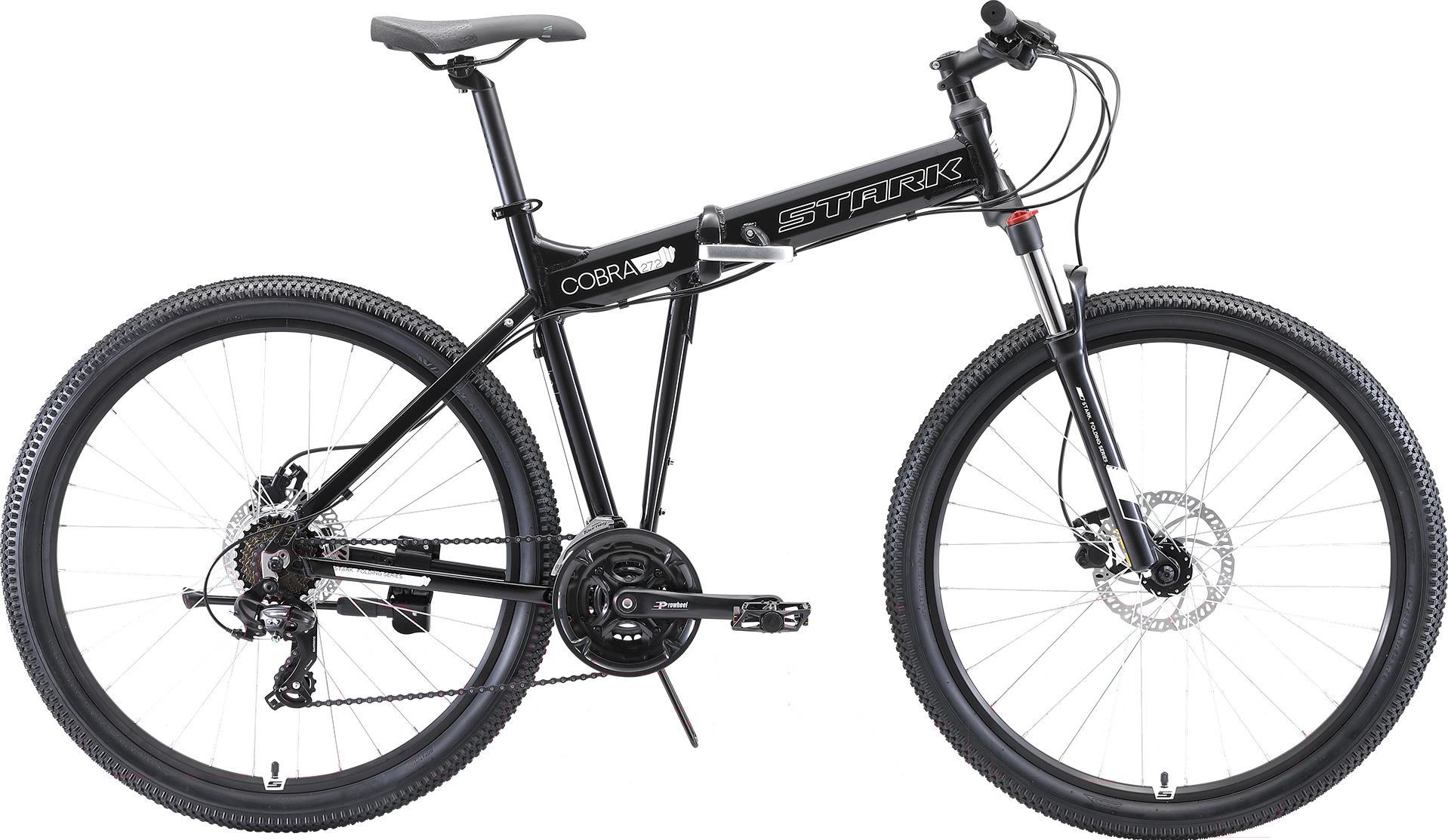 

Велосипед Stark Cobra 27.2'' HD рама 20 дюймов 2020 черный/белый, Cobra 27.2 HD 2020 20