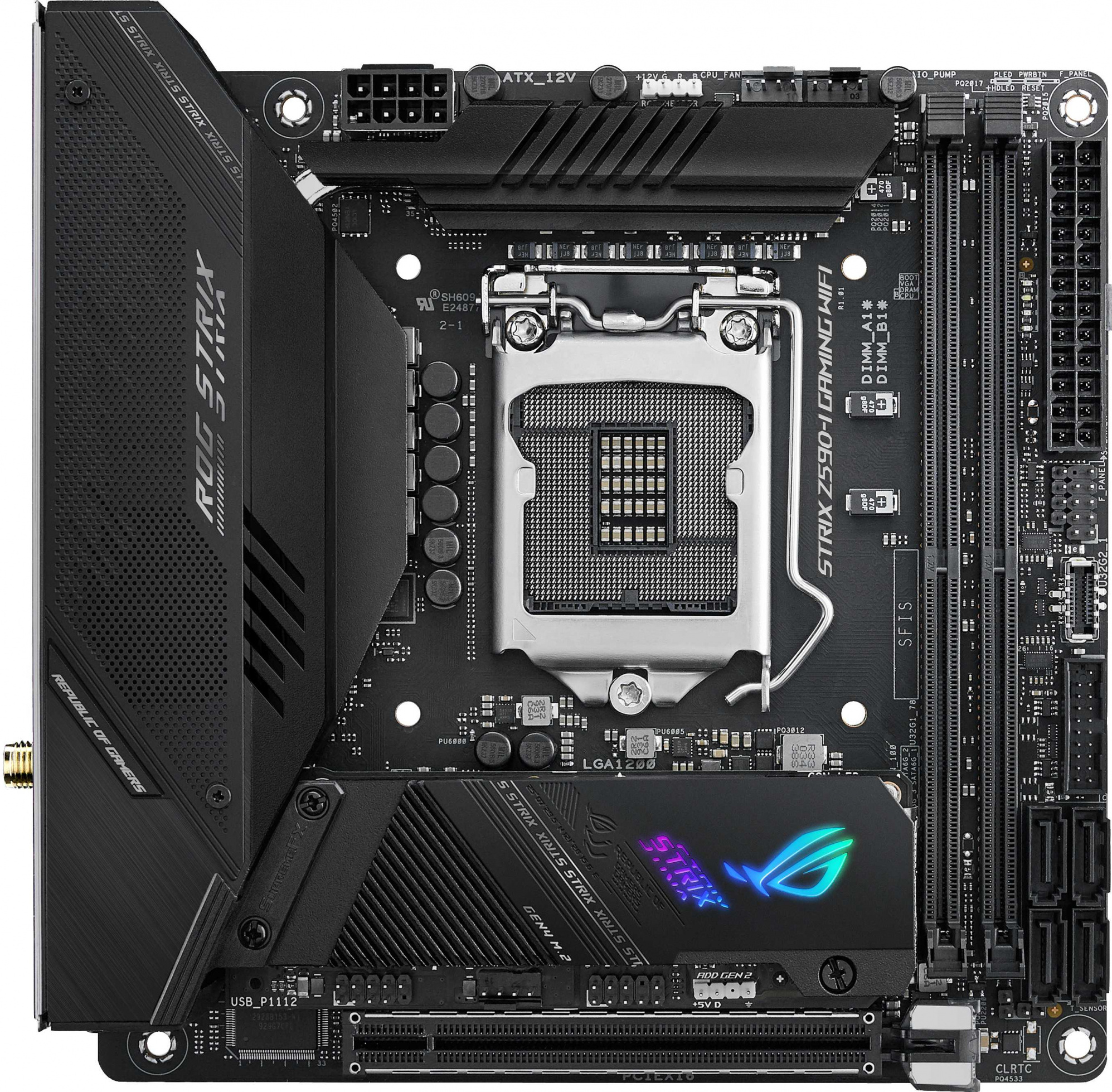 

Материнская плата ASUS ROG STRIX Z590-I GAMING WIFI