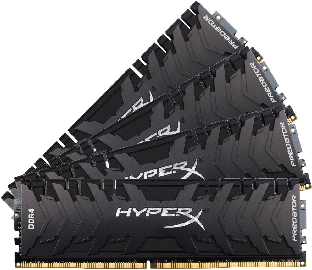 

Оперативная память Kingston 32Gb DDR4 2666MHz HyperX Predator 4x8Gb kit Red [HX426C13PB3K4/32], 32Gb DDR4 2666MHz HyperX Predator 4x8Gb kit