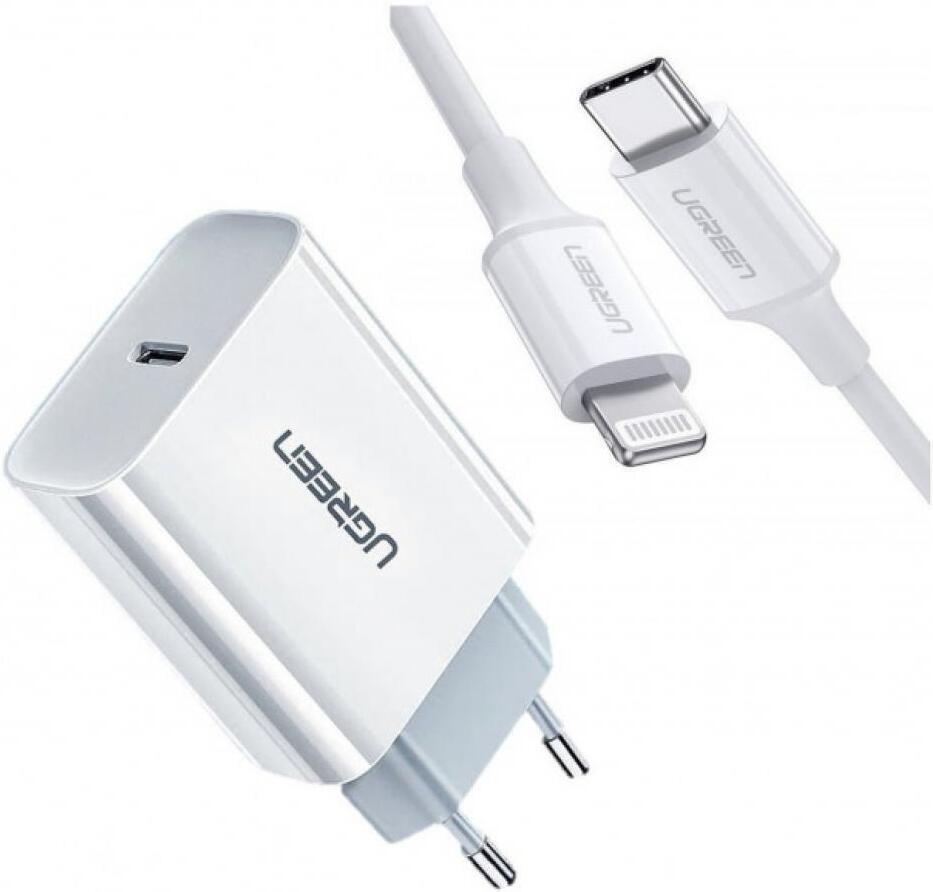 

Сетевое зарядное устройство Ugreen CD137-60450 [60450], Сетевое зарядное Ugreen CD137 60450 (белый)
