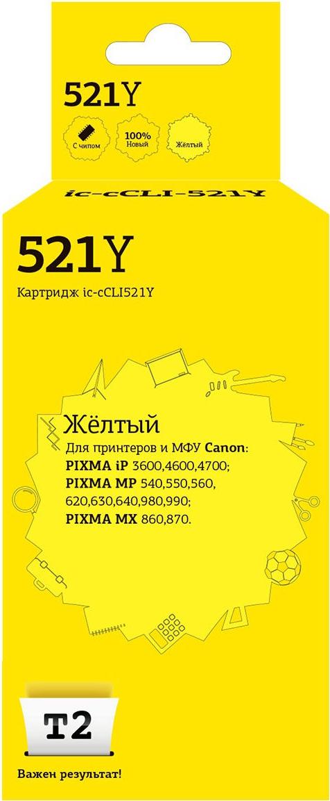 

Картридж для принтера и МФУ T2 IC-CCLI-521Y, IC-CCLI-521Y