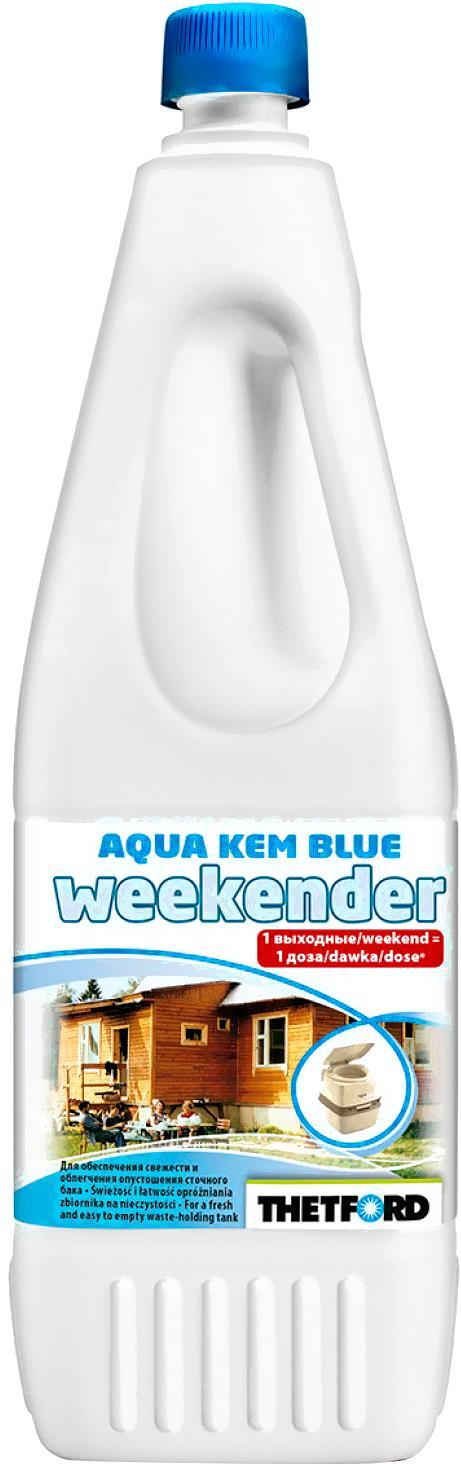 

Жидкость для биотуалета Thetford Aqua Kem Blue Weekender (2л), Средство для биотуалетов Thetford Aqua Kem Blue Weekender (2л)