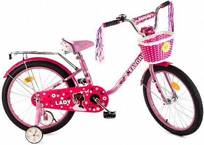 

Велосипед детский Favorit Lady 20'' 2020 розовый [LAD-P20PN], Lady 20 2020 детский