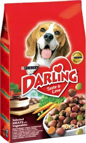 

Корм для собак Darling С мясом и овощами 10кг, С мясом и овощами 10кг