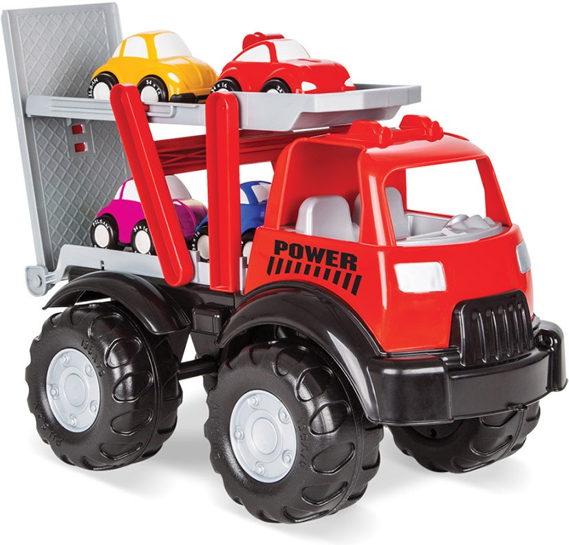 

Грузовик-автовоз Pilsan Power Truck+4 машинки (6516)