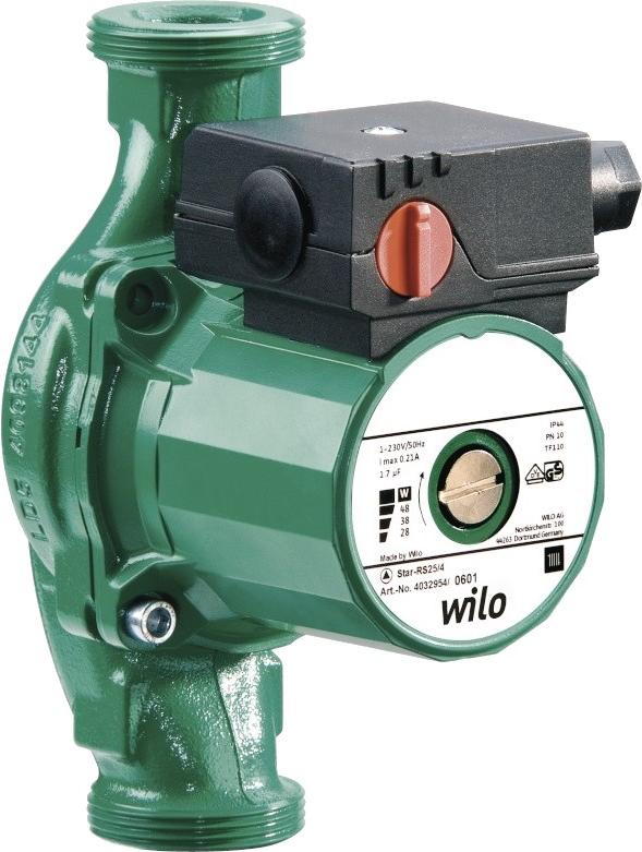 

Циркуляционный насос Wilo Star-RS 25/7 (4037310), STAR-RS25/7