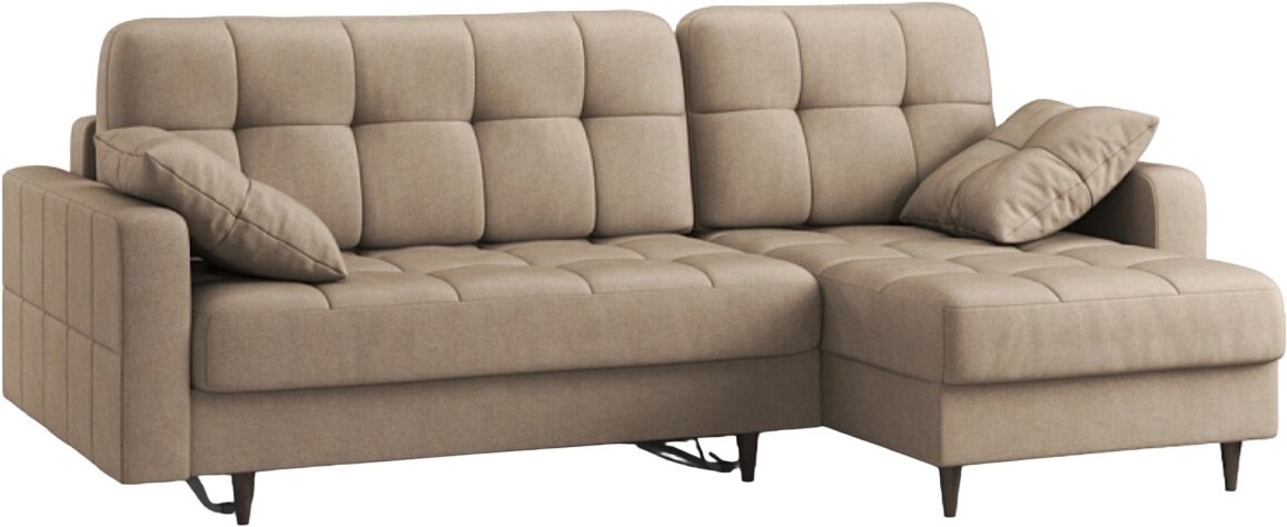 

Диван угловой Rivalli Стокгольм 22 НПБ Bravo Light Brown