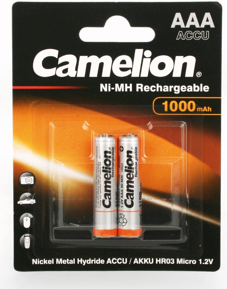 

Аккумуляторная батарейка Camelion NH-AAA1000BP2