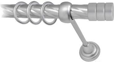 

Карниз Lm Decor Цилиндр 088 1р витой 2.4м сатин, Цилиндр 088 1р витой 16мм 2.4м