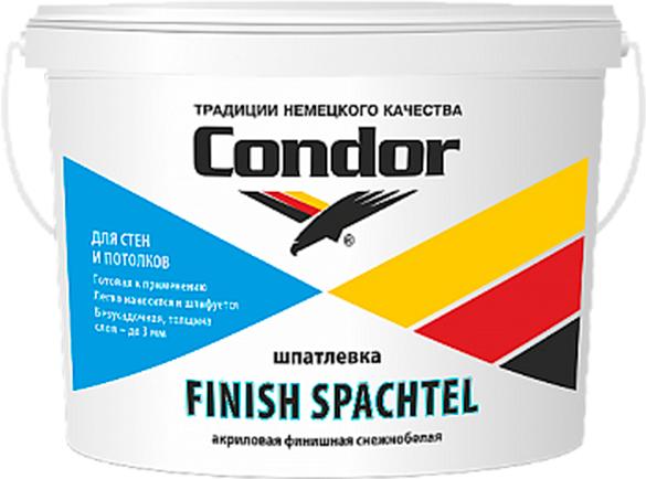 

Шпатлевка CONDOR Finish Spachtel (16кг), шпатлевка Condor Finish Spachtel 16 кг