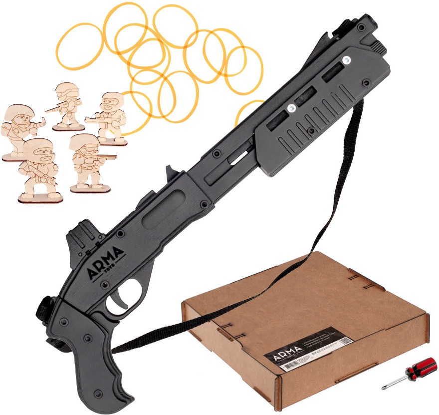 

Игрушка Arma.toys Дробовик Ремингтон (резинкострел) [AT025], Игрушка Arma.toys Дробовик Ремингтон (резинкострел) AT025