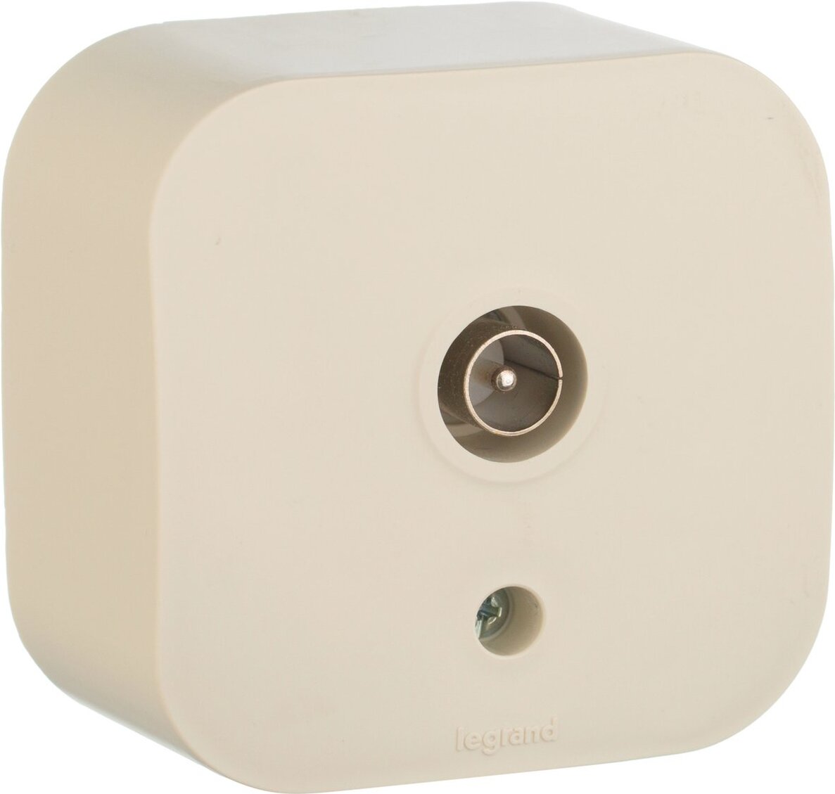 

Розетка Legrand Quteo 782245 слоновая кость
