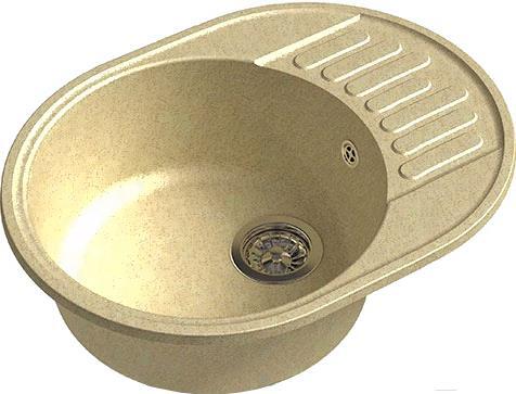 

Мойка кухонная GranFest Quarz GF-Z58 (бежевый), Кухонная мойка GranFest Quarz GF-Z58 бежевый